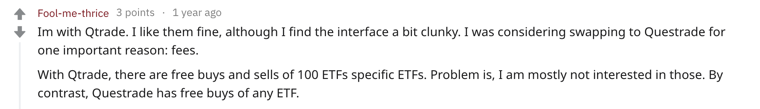 Questrade vs Qtrade Reddit #1