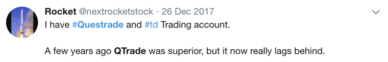 Questrade vs Qtrade Twitter #4