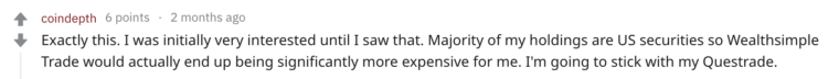 Wealthsimple vs Questrade Reddit Review #1